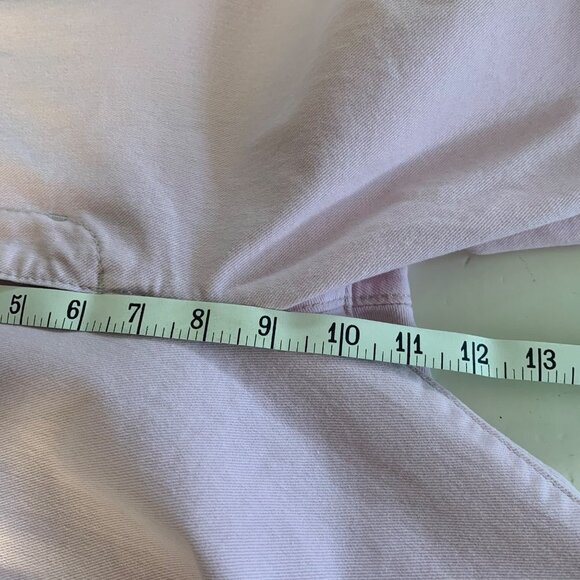 Levi’s Strauss Signature Pink Cropped Denim Pants Buckle Detail Women’s Size 10 - Picture 9 of 12